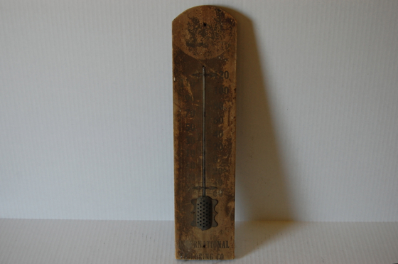 Taylor Brothers International Tailoring Co Advertising Thermometer Antique